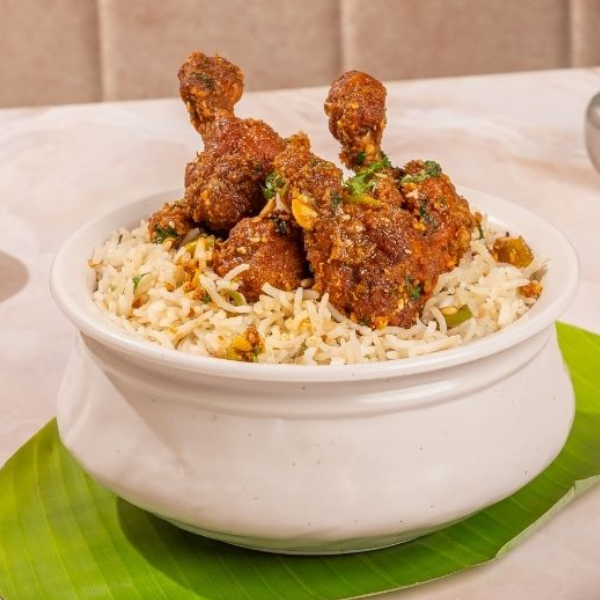 Chicken Lollipop Biryani