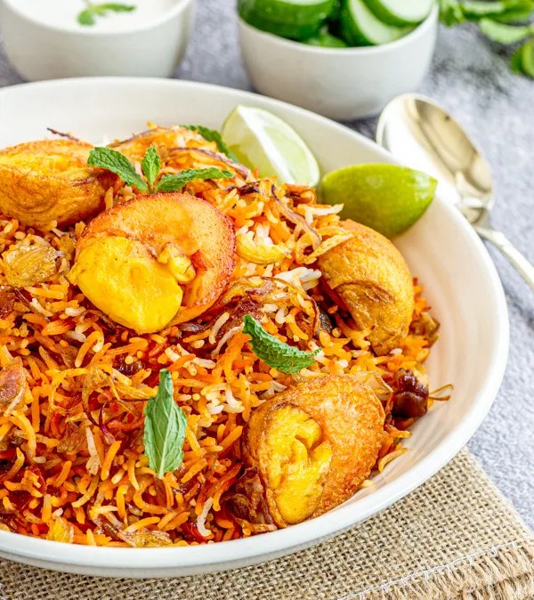 Egg 65 Biryani