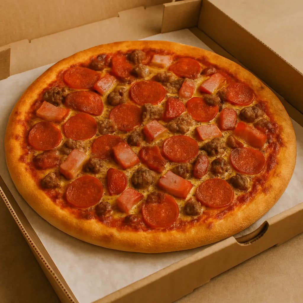 Pizza mit Fleischbelag (Klein, Nein)