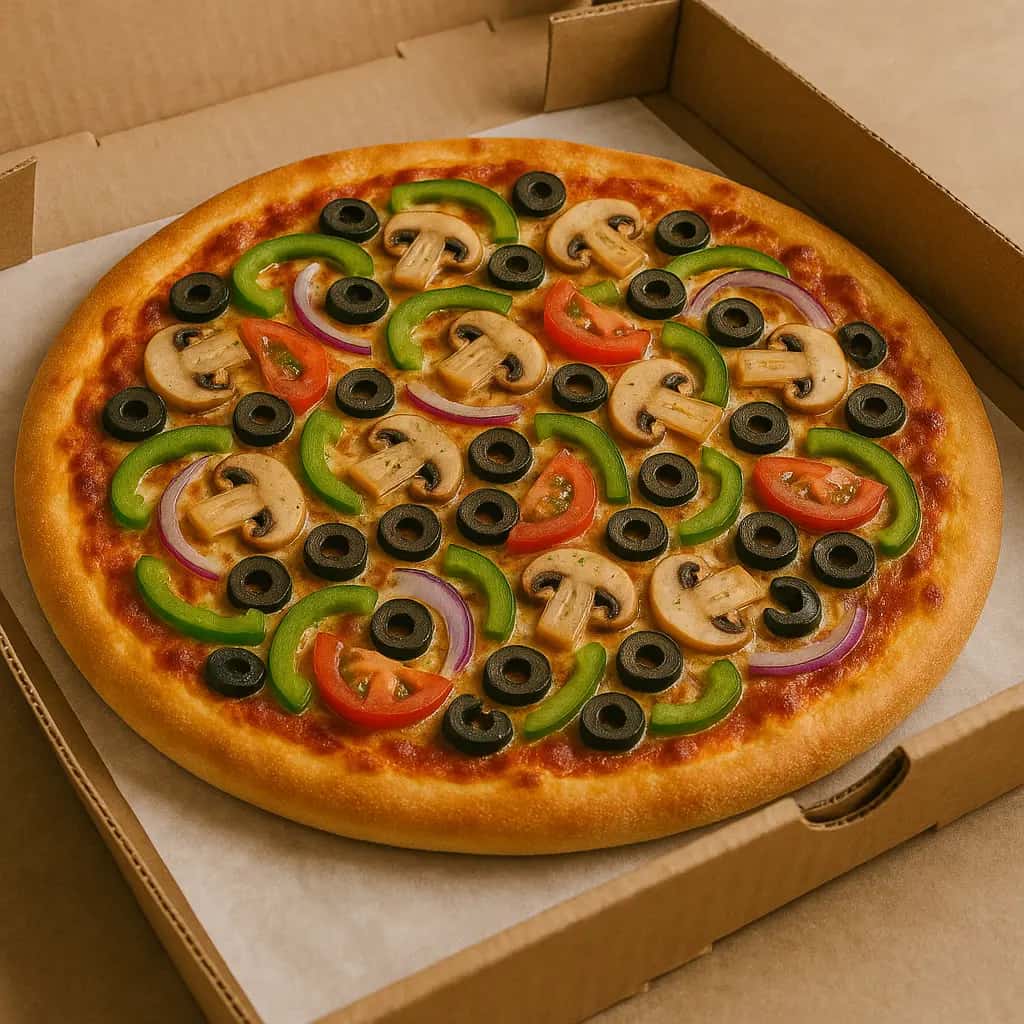 Veggie Supreme Pizza (Small, No)